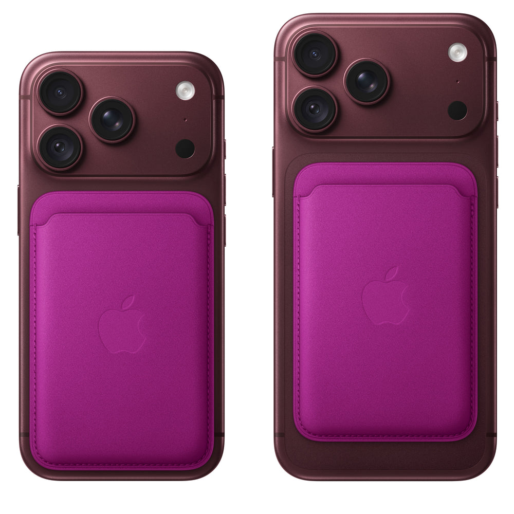 Cartera de FineWoven con MagSafe para el iPhone – Magenta