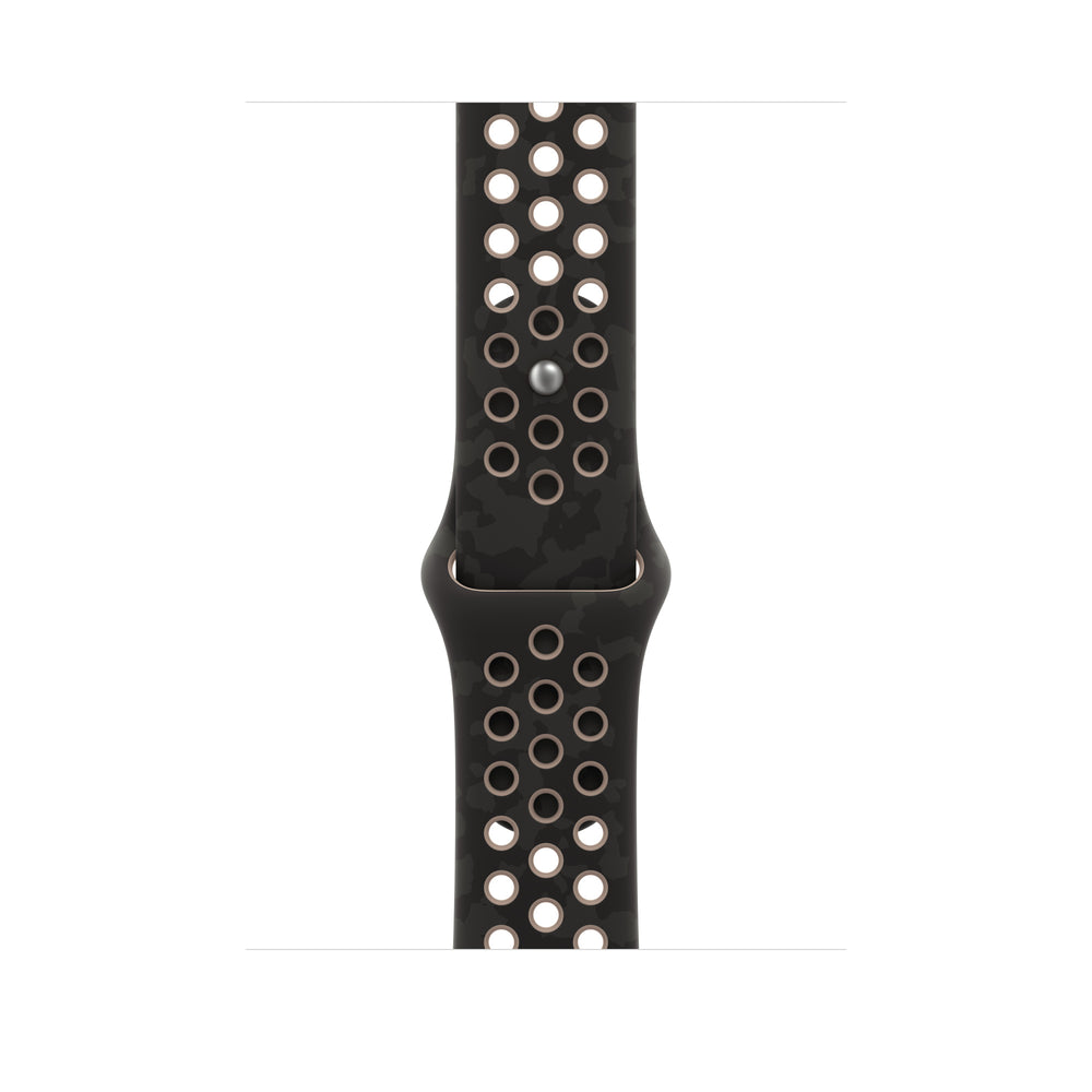 Correa deportiva Nike negro After Dark para caja de 46 mm – M/L