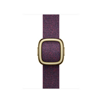 Correa rojo mora con hebilla moderna para caja de 42 mm – Chica