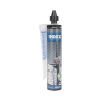 Resina Epoxy Vinylester sin Estireno para Altas Cargas en Concreto y Ladrillo / Curado Rápido / Para Cargas Sísmicas Categoría C1 / Contenido 300 ml.