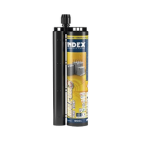 Resina Epoxico Puro 3:1 para Concreto Fisurado y Armado, Taladros Inundados, Vibraciones y Aplicaciones Estructurales / Curado Lento / Para Cargas Sísmicas Categoría C1 y C2 / Contenido 385 ml.