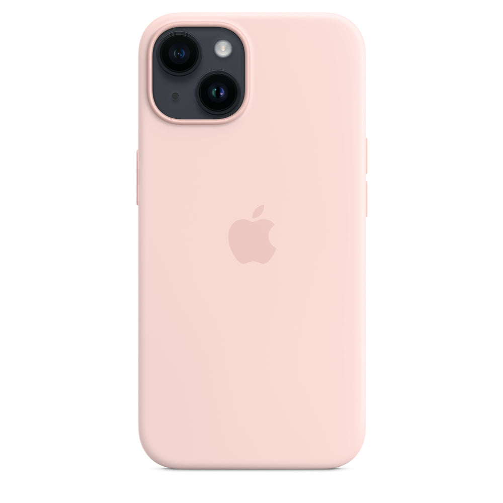 Funda de silicón con MagSafe para el iPhone 14 - Rosa vintage