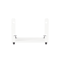 Soporte Para 2 Adaptadores de Fibra Óptica Opticom®, Para Uso con Gabinetes Multipropósito, de Instalación a Presión, Color Blanco