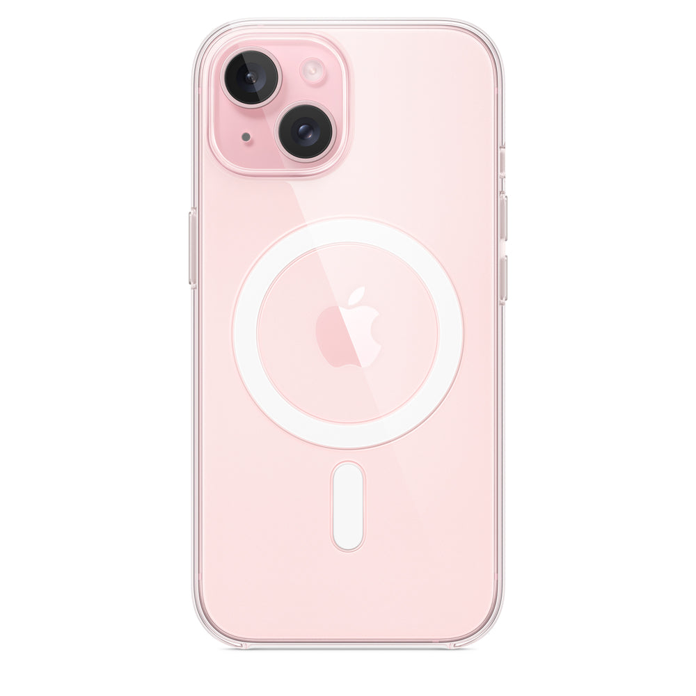 Funda transparente con MagSafe para el iPhone 15