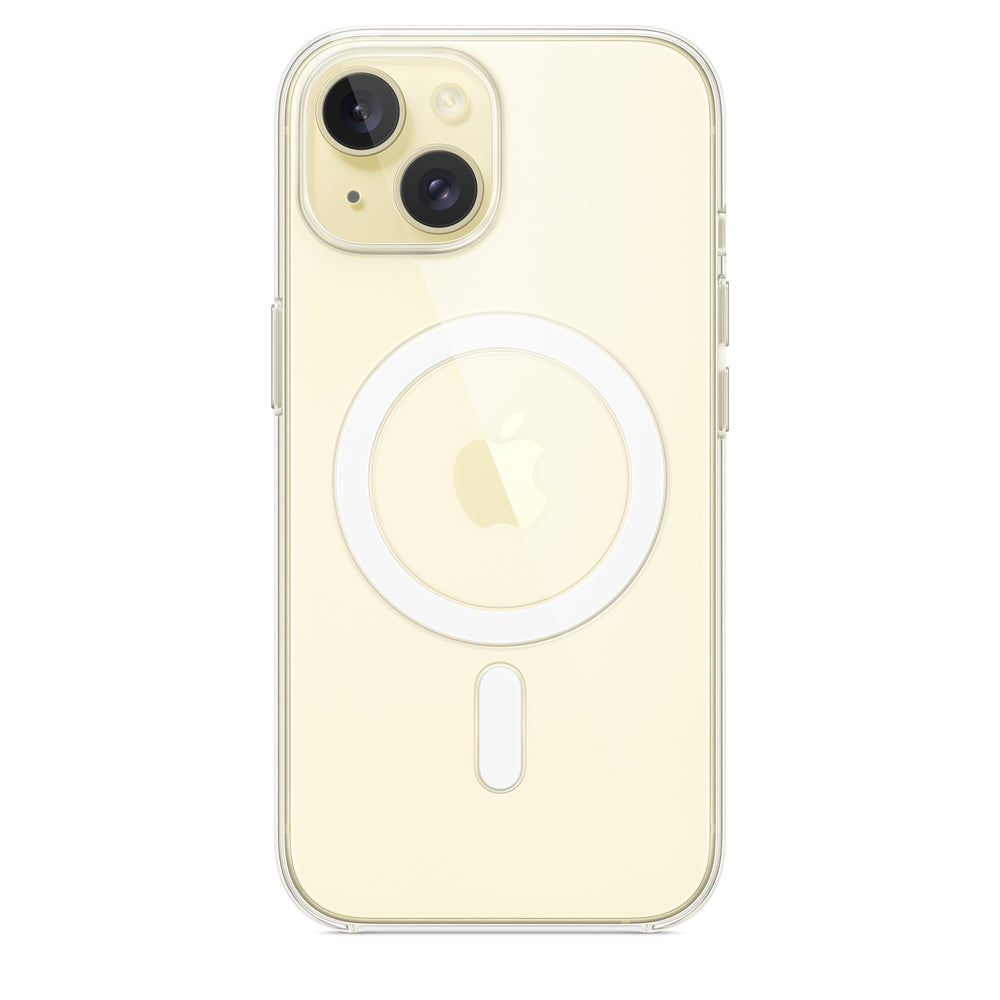 Funda transparente con MagSafe para el iPhone 15