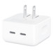 Adaptador de corriente compacto de 35 W con dos puertos USB-C