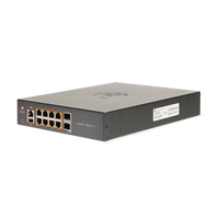 Switch PoE cnMatrix Ex1010-P / 8 Puertos Gigabit PoE 802.3af/at + 2 SFP / Capa 2 / Gestión en la Nube Gratuito