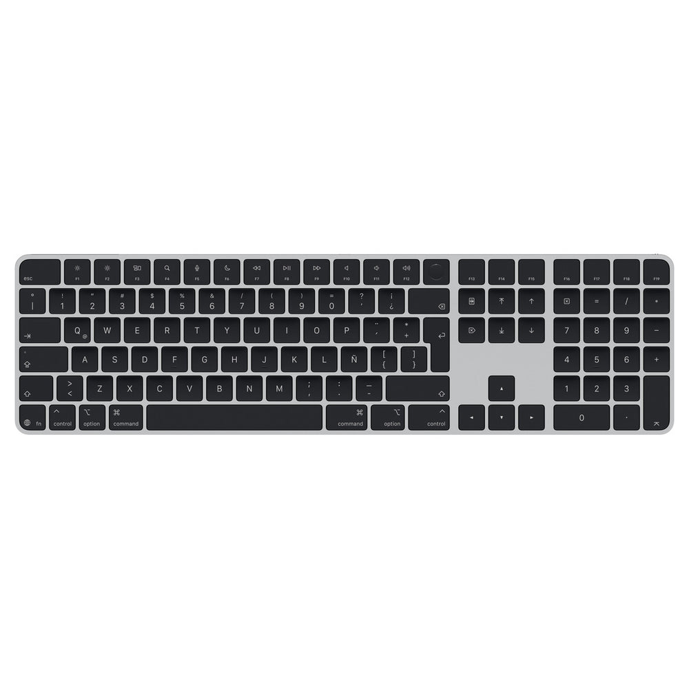 Magic Keyboard con Touch ID y teclado numérico para modelos de Mac con chip de Apple (USB-C) - Español (América Latina) - Teclas negras