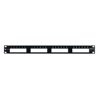Patch Panel MAX Modular (Vacío), de 24 Puertos, Plano, 1UR