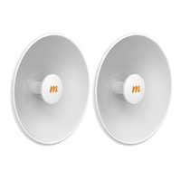 Antenas Modulares Dual Slant, 4.9 - 6.4 GHz, Dimensiones (42.9 cm), Apertura 8 ° Ganancia de 25 dBi, Diseñada para radio C5x