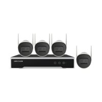 Kit IP Inalámbrico 1080p / NVR 4 Canales / 4 Cámaras Bala para Exterior / 1 HDD de 1 TB / Modo Repetidor