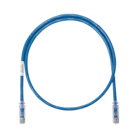 Cable de Parcheo UTP Categoría 6, con Plug Modular en Cada Extremo - 0.3 Metros (1 Pie) - Azul