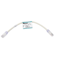Cable de Parcheo UTP Categoría 6, con Plug Modular en Cada Extremo - 0.3 Metros (1 Pie) - Blanco