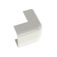 Esquinero exterior, para uso con canaleta LD5, material ABS, Color Blanco Mate