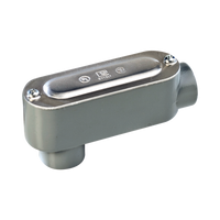 Caja Condulet tipo LB de 1/2" (12.7 mm) Incluye tapa y tornillos.