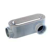 Caja Oval Roscada tipo LL de 3/4" (19.05 mm) / Incluye tapa y tornillos.