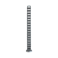 Organizador de Cables Vertical Articulado, Ideal para Llevar los Cables del Piso a Mesa o a la Cubierta del Escritorio de Manera Segura