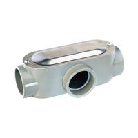 Caja Condulet tipo T de 3/4" (19.05 mm)/ Incluye tapa y tornillos.
