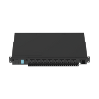 PDU Monitoreable (MI) para Distribución de Energía, Enchufe de Entrada NEMA 5-15P, Con 8 Salidas 5-20R, Horizontal 19in, 120 Vca, 15 Amp, 1UR