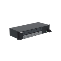 PDU Básico para Distribución de Energía, Enchufe de Entrada NEMA L5-30P, Con 16 Contactos NEMA 5-20R, Instalación Horizontal de 19in, 2 UR, 30 Amp, 120 Vca