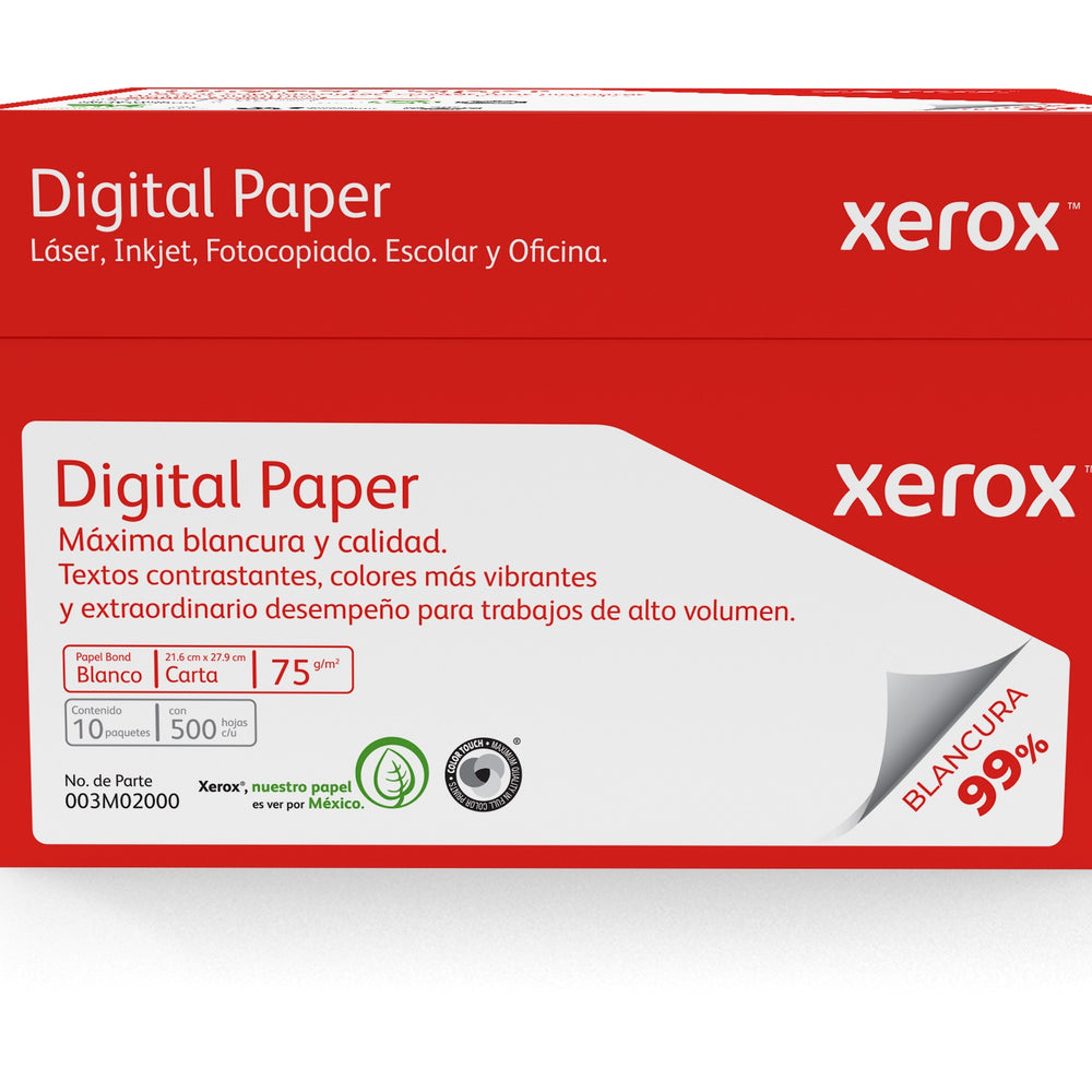 Papel Bond Digital Paper Carta XEROX Rojo