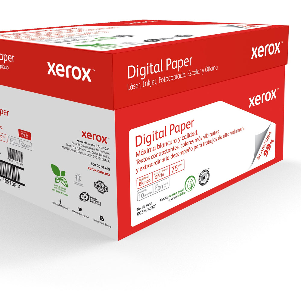 Papel Bond Digital Paper Oficio XEROX Rojo