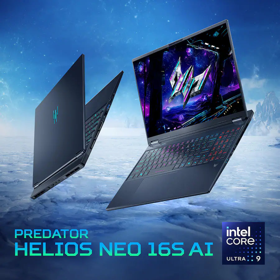 Laptop Gamer Acer Predator Helios Neo 16S AI OLED Core Ultra 9 275HX 16GB-RAM 1TB-SSD RTX 5060 8GB GDDR7 5.0