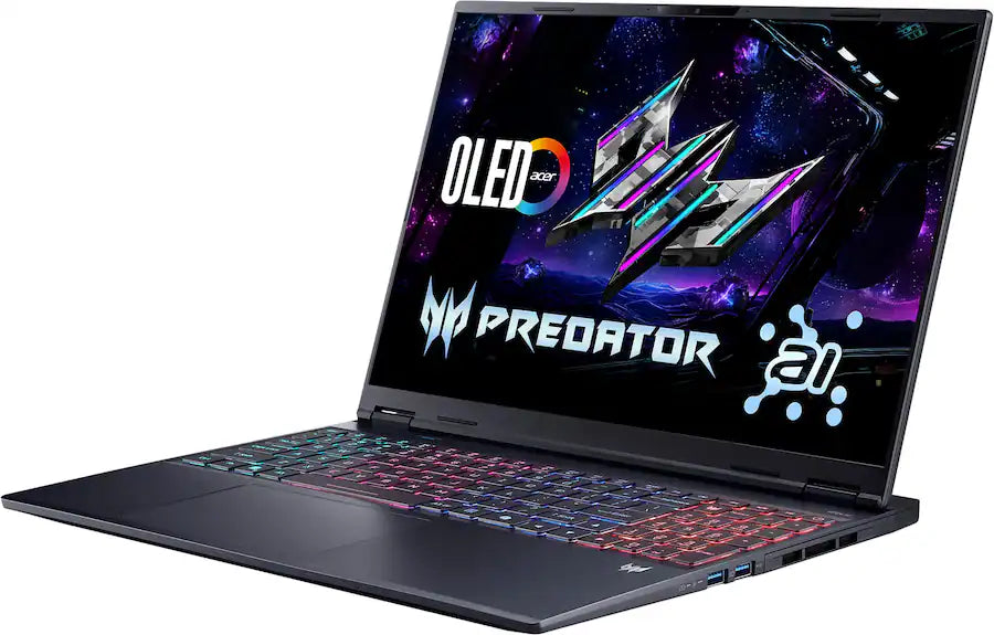 Laptop Gamer Acer Predator Helios Neo 16S AI OLED Core Ultra 9 275HX 16GB-RAM 1TB-SSD RTX 5060 8GB GDDR7 5.0