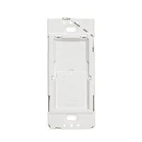 Adaptador de caja de pared para montar un control Pico como apagador fijo, instalable sobre caja eléctrica de 120 V o directo al muro, se usa con placa Claro