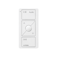 Control Pico inalámbrico para audio con Sonos: reproducir, pausar, volumen y favoritos; requiere hub Caseta Wireless, RA2 Select, RadioRA 3 o HomeWorks