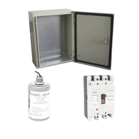 Kit de Centro de Carga Trifasico Para Corriente Alterna, Breaker de hasta 690 Vc de 100 A con Supresor de Descargas Atmosféricas.