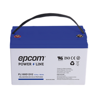Batería de respaldo 12 V 100 Ah AGM | Certificada UL94-HB Retardo a la flama básica | Ciclo profundo | Para uso en aplicaciones fotovoltaicas y de emergencia | Terminales T4