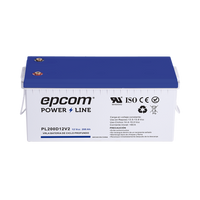 Batería de respaldo 12 V 200 Ah AGM | Certificada UL94-HB Retardo a la flama básica | Ciclo profundo | Para uso en aplicaciones fotovoltaicas y de emergencia | Terminales T5