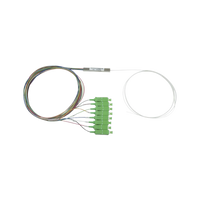 Splitter (Divisor Óptico) Tipo PLC, de 1x8, Conectores SC/APC de Salida