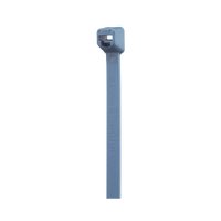 Cincho Pan-Ty™ 203mm Largo x 3.4mm ancho,  Intermedio de Nylon 6.6 y Metal Detectable, Color Azul. 100 Piezas.