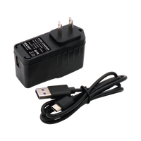 Adaptador de pared de 5 Vcc, @ 3 A con micro-USB tipo C