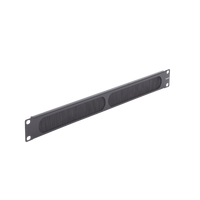 Tapa Ciega para Rack de 19in, Tipo Cepillo de Nylon, para Paso de Cables y Mejor Manejo Térmico, Color Negro, 1UR