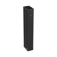 Organizador Vertical PatchRunner™, Doble (Frontal y Posterior), Para Rack Abierto de 45 Unidades, 12in de Ancho, Color Negro
