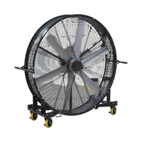 Ventilador Industrial Móvil Ultra Silencioso de 1.5 m y 127 Vca, Ideal para Almacenes, Hangares, Líneas de Producción, Gimnasios
