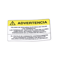 Etiqueta de Videovigilancia en Vinil Adhesivo Mate / Paquete con 10