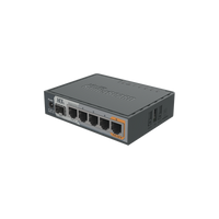(hEX S) Router Dual Core, 5 puertos Gigabit, 1 Puerto SFP, PoE in, PoE Out