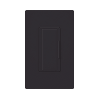 Atenuador remoto de pared Maestro para control multilocación de 3 y 4 vías, 120 V, complemento de atenuadores RadioRA 2, color negro