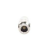 Adaptador en Línea de Conector TNC Macho a N Hembra, Níquel/ Oro/ Teflón.