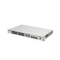 Switch administrable Capa 2+ Plus, 24 puertos SFP con 8 puertos Ethernet Gigabit y 4 SFP+ gestión en la nube