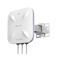 Punto de Acceso Mesh Wi-Fi 6 Industrial para Exterior Sectorial 60°, hasta 5.95 Gbps, MU-MIMO 4x4, Filtros Anti Interferencia y Auto Optimización con IA, puerto eth 2.5G y SFP