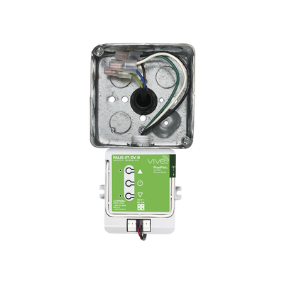 Módulo de atenuación inalámbrico PowPak con control 0-10 V, 8 A, 120/277 V, para balastros y drivers LED, compatible con controles Pico, sensores Radio Powr Savr y hub Vive