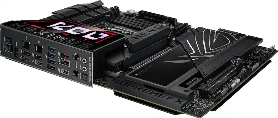 ASUS - Tarjeta Base ROG MAXIMUS Z890 HERO (Socket LGA 1851) Intel Z890 ATX DDR5 Wi-Fi 7 - Negro
