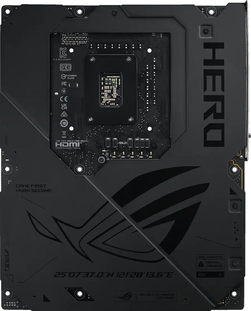 ASUS - Tarjeta Base ROG MAXIMUS Z890 HERO (Socket LGA 1851) Intel Z890 ATX DDR5 Wi-Fi 7 - Negro