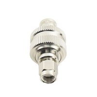 Conector SMA Macho Inverso de Anillo Plegable para RG-8/U, 9913, LMR-400, Níquel/ Oro/ Teflón.