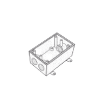 Caja Condulet FS de 3/4" ( 19.05 mm ) con tres bocas a prueba de intemperie.